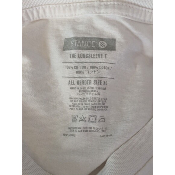 DJ Shadow x Stance Long Sleeve Shirt Graphic Tee Size XL Streetwear Hip Hop - Picture 5 of 7